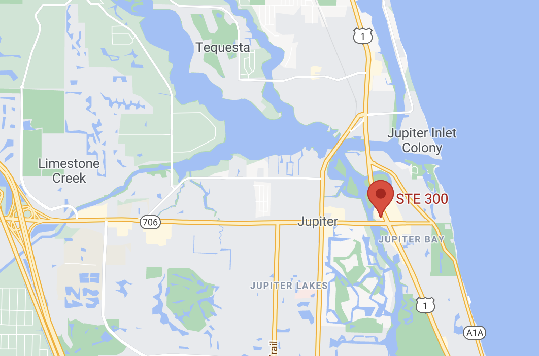 Map of Inlet Capital Group in Jupiter, Florida